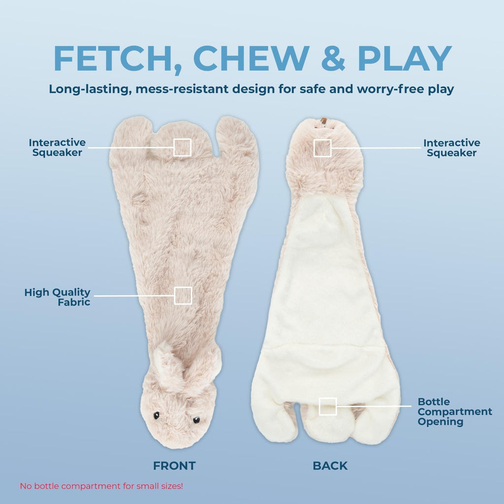 Dog Squeaky Chew Toys Fun Skin,Plush,Log